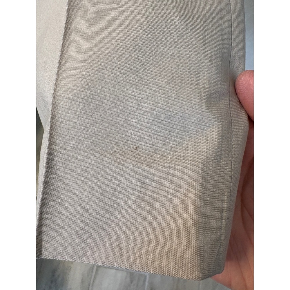 Lafayette 148 Irving Dress Pants Straight Leg Career Casual Trousers Beige Sz 6 - Picture 6 of 10